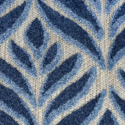 Kirklands Home Aloha Blue Botanical Indoor/Outdoor Area Rug, 9x12 Best