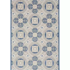 Kirklands Home Aloha Blue Medallion Indoor/Outdoor Area Rug, 3x5 Discount