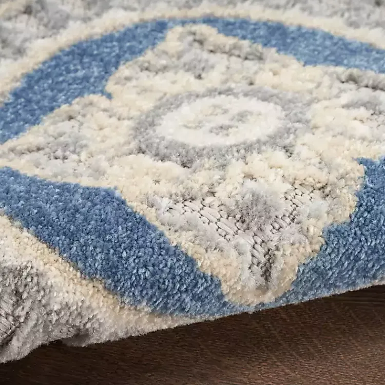 Kirklands Home Aloha Blue Medallion Indoor/Outdoor Area Rug, 5x7 Best