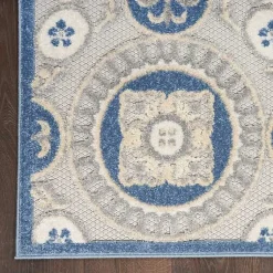 Kirklands Home Aloha Blue Medallion Indoor/Outdoor Area Rug, 9x12 Discount