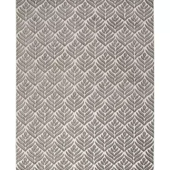 Kirklands Home Aloha Botanical Indoor/Outdoor Rug, 3x5 Gray Outlet