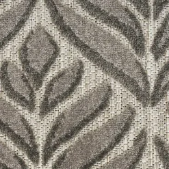 Kirklands Home Aloha Botanical Indoor/Outdoor Rug, 6x9 Gray