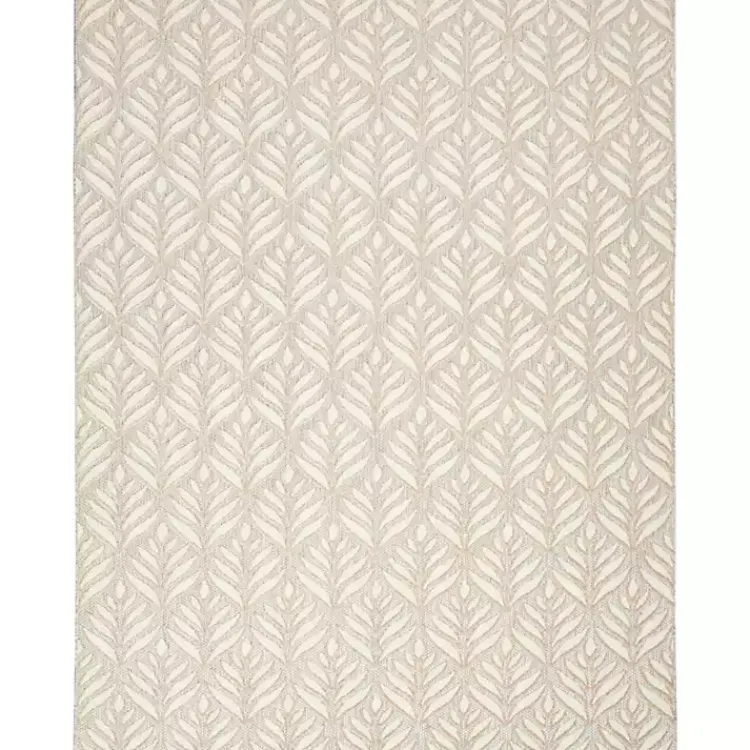 Kirklands Home Aloha Ivory Botanical Indoor/Outdoor Area Rug, 3x5 Outlet