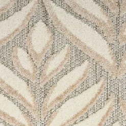 Kirklands Home Aloha Ivory Botanical Indoor/Outdoor Area Rug, 3x5 Outlet