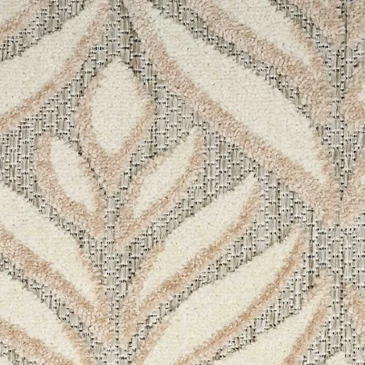 Kirklands Home Aloha Ivory Botanical Indoor/Outdoor Area Rug, 3x5 Outlet