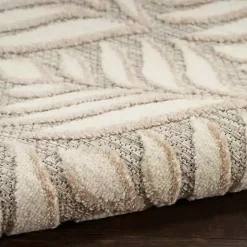 Kirklands Home Aloha Ivory Botanical Indoor/Outdoor Area Rug, 3x5 Outlet