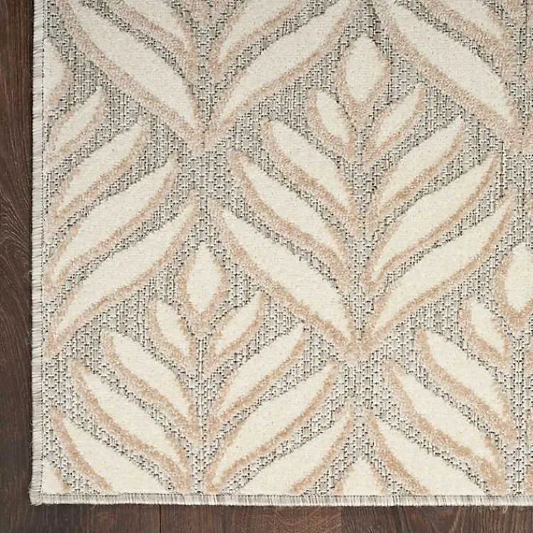 Kirklands Home Aloha Ivory Botanical Indoor/Outdoor Area Rug, 6x9 Online