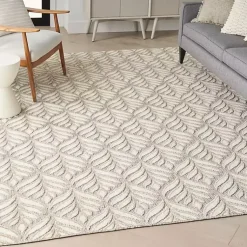 Kirklands Home Aloha Ivory Botanical Indoor/Outdoor Area Rug, 6x9 Online