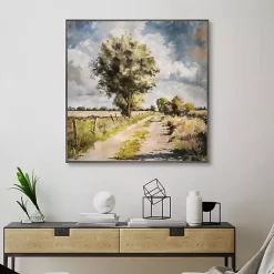 Kirklands Home Along A Country Trail Framed Canvas Art Print Multi Hot