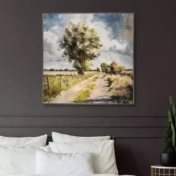 Kirklands Home Along A Country Trail Framed Canvas Art Print Multi Hot