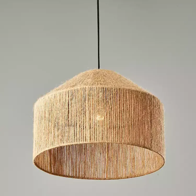 Kirklands Home Amalfi Natural Rope Pendant Light Best