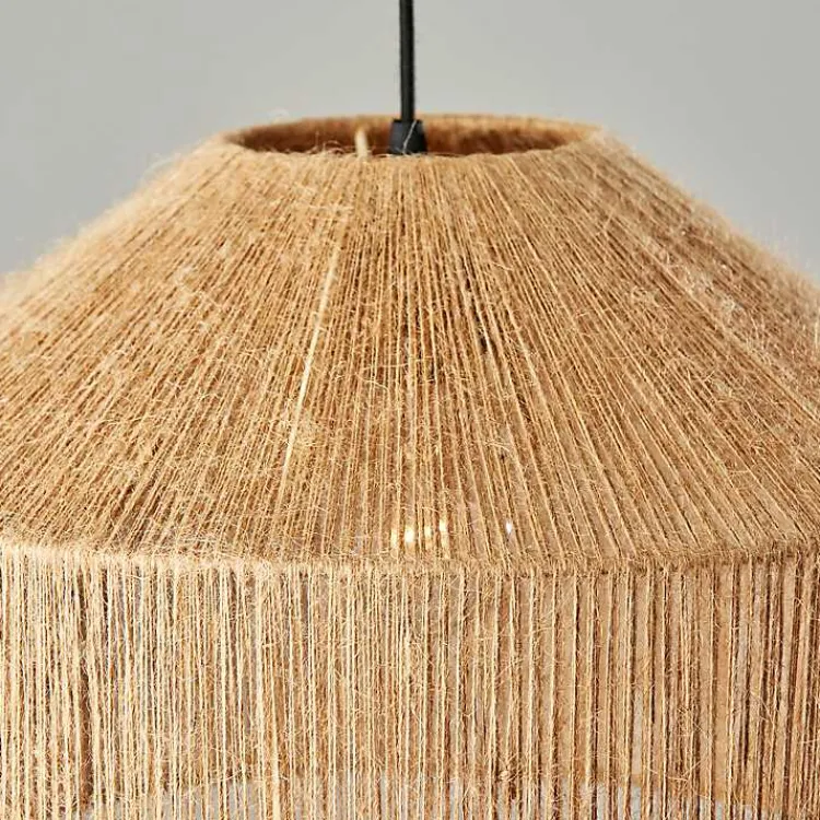 Kirklands Home Amalfi Natural Rope Pendant Light Best