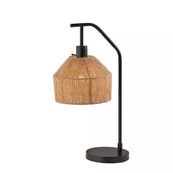 Kirklands Home Amalfi Natural Rope Shade Table Lamp Blue Sale