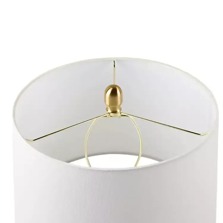 Kirklands Home Amber Faceted Glass Table Lamp Brown