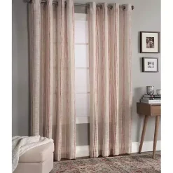 Kirklands Home Amber Stripe Single Curtain Panel, 84 in. Hot