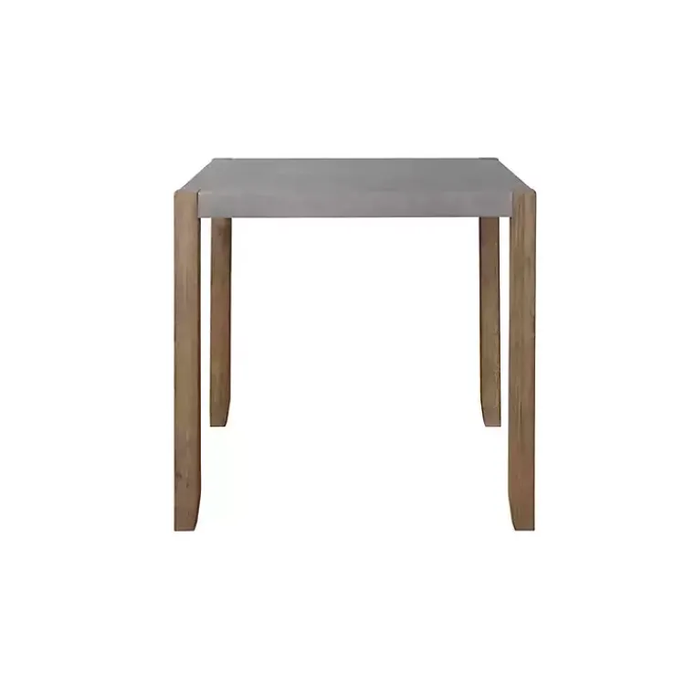 Kirklands Home Amber Wood and Faux Concrete Dining Table Sale