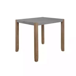 Kirklands Home Amber Wood and Faux Concrete Dining Table Sale