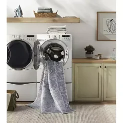 Kirklands Home Amelie Silver Classic Washable Area Rug, 7x10 Blue Sale