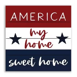 Kirklands Home America My Home Sweet Home Pallet Wood Wall Art New