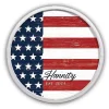 Kirklands Home American Flag Personalized White Frame Wall Plaque Clearance