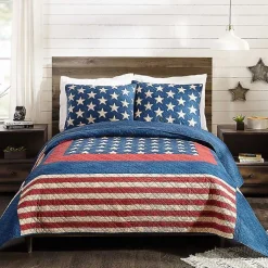 Kirklands Home Americana Patch 3-pc. Full/Queen Quilt Set Sale