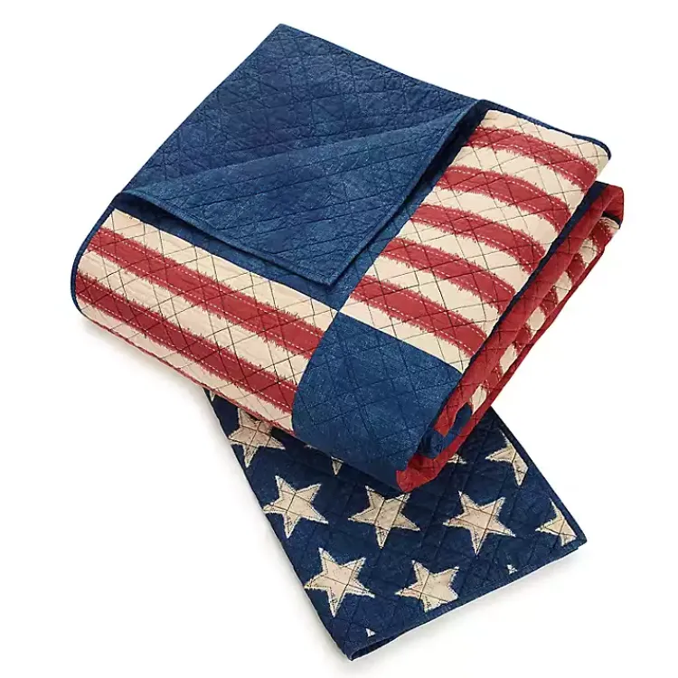 Kirklands Home Americana Patch 3-pc. Full/Queen Quilt Set Sale
