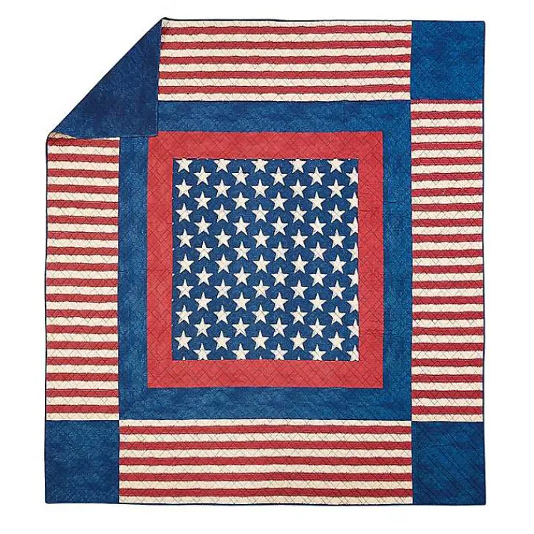 Kirklands Home Americana Patch 3-pc. King Quilt Set Sale