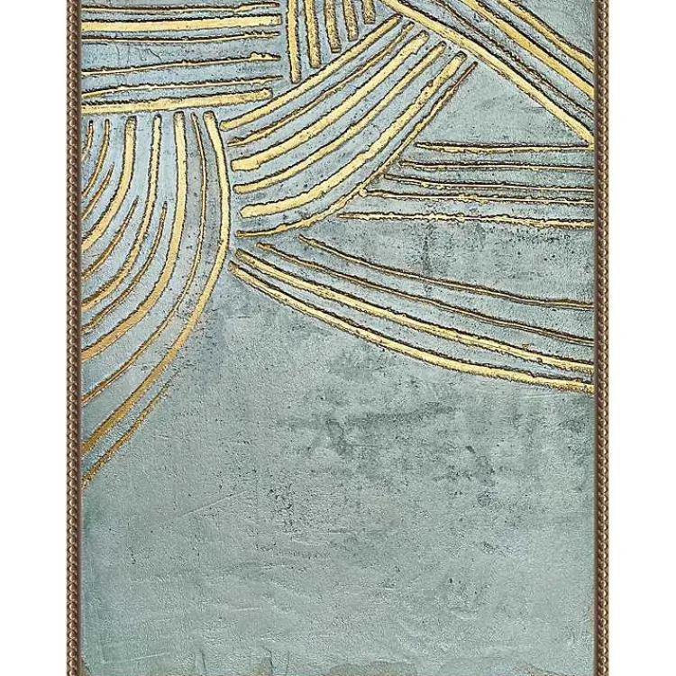 Kirklands Home Ancient Gold Sun Canvas Art Print Clearance