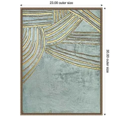 Kirklands Home Ancient Gold Sun Canvas Art Print Clearance