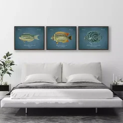Kirklands Home Angelfish Framed Wall Art Blue Best