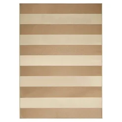 Kirklands Home Anika Natural Striped Washable Area Rug, 5x7