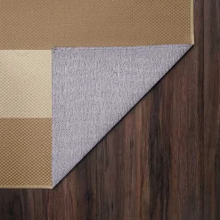 Kirklands Home Anika Natural Striped Washable Area Rug, 5x7