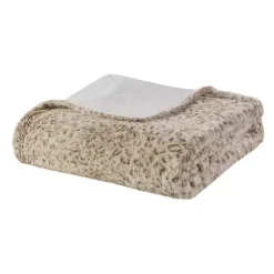 Blankets & Throws>Kirklands Home Animal Print Faux Fur Oversized Throw Blanket