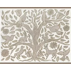 Kirklands Home Animal Tree Canvas Art Print, 42x32 in. Clearance