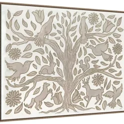 Kirklands Home Animal Tree Canvas Art Print, 42x32 in. Clearance