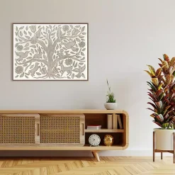Kirklands Home Animal Tree Canvas Art Print, 42x32 in. Clearance