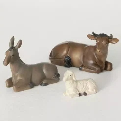 Christmas Decorations>Kirklands Home Animals at the Inn 3-pc. Figurine Set