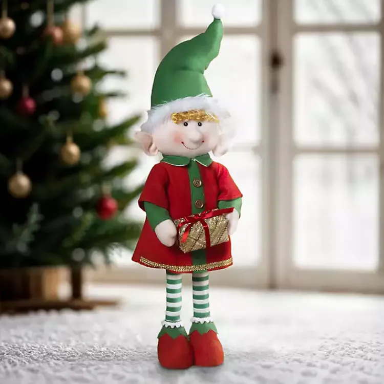 Christmas Decorations>Kirklands Home Animated Elf Christmas Decoration