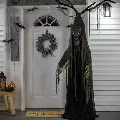 Halloween>Kirklands Home Animated LED Tree Man Halloween Outdoor Décor Black