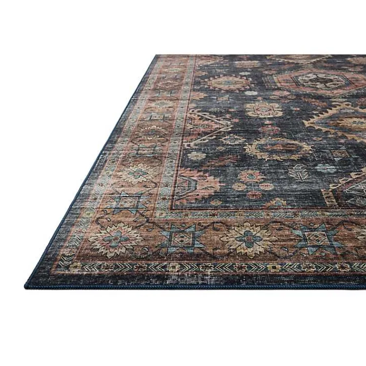 Kirklands Home Anniston Denim Sunset Area Rug, 8x10 Sale