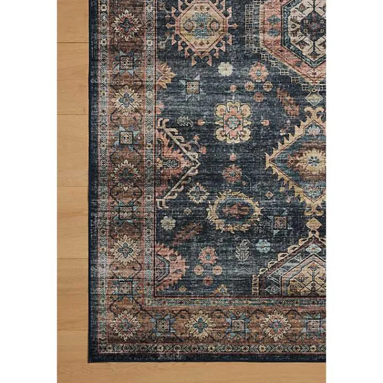 Kirklands Home Anniston Denim Sunset Area Rug, 8x10 Sale