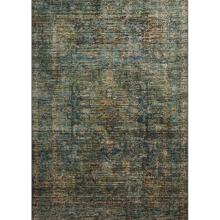 Kirklands Home Anniston Vintage Blue Area Rug, 5x8 Best