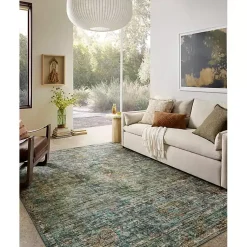 Kirklands Home Anniston Vintage Blue Area Rug, 5x8 Best