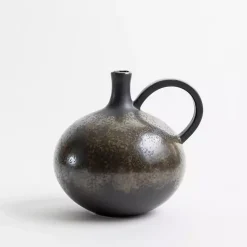 Vases>Kirklands Home Antique Gourd Pitcher Vase, 8 in. Black