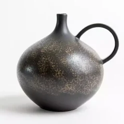 Vases>Kirklands Home Antique Gourd Pitcher Vase, 10 in. Black