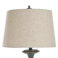 Kirklands Home Antique Bourgault Floor Lamp Blue New