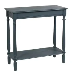 Kirklands Home Antique Wood Rachel Console Table Blue Outlet