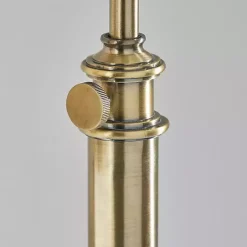 Kirklands Home Antique Arched Adjustable Table Lamp Brass Best