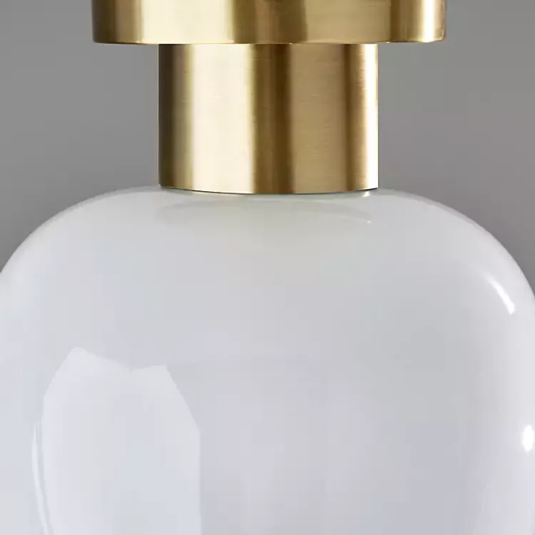 Kirklands Home Antique Brass Magnolia Flush Mount Light Gold Hot