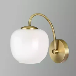 Sconces>Kirklands Home Antique Brass Magnolia Sconce